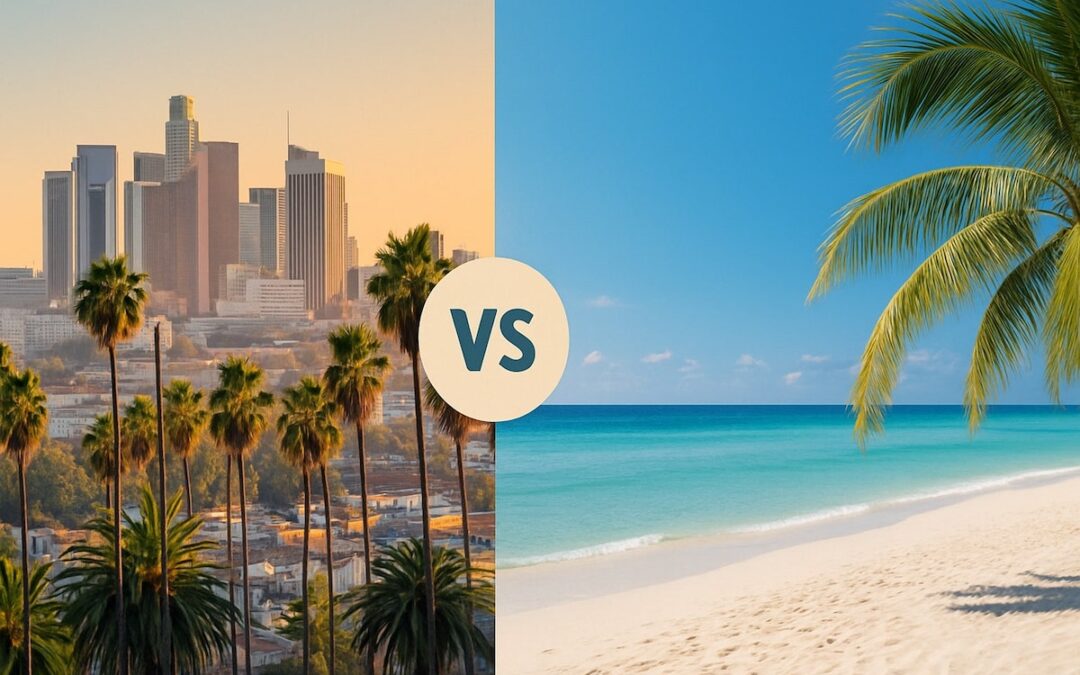Californie ou Floride : comparaison des 2 États les plus attractifs des États-Unis